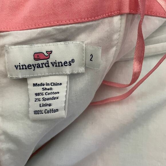 Vineyard Vines Pastel Striped Strapless Mini Dress Size 2 - Picture 4 of 6